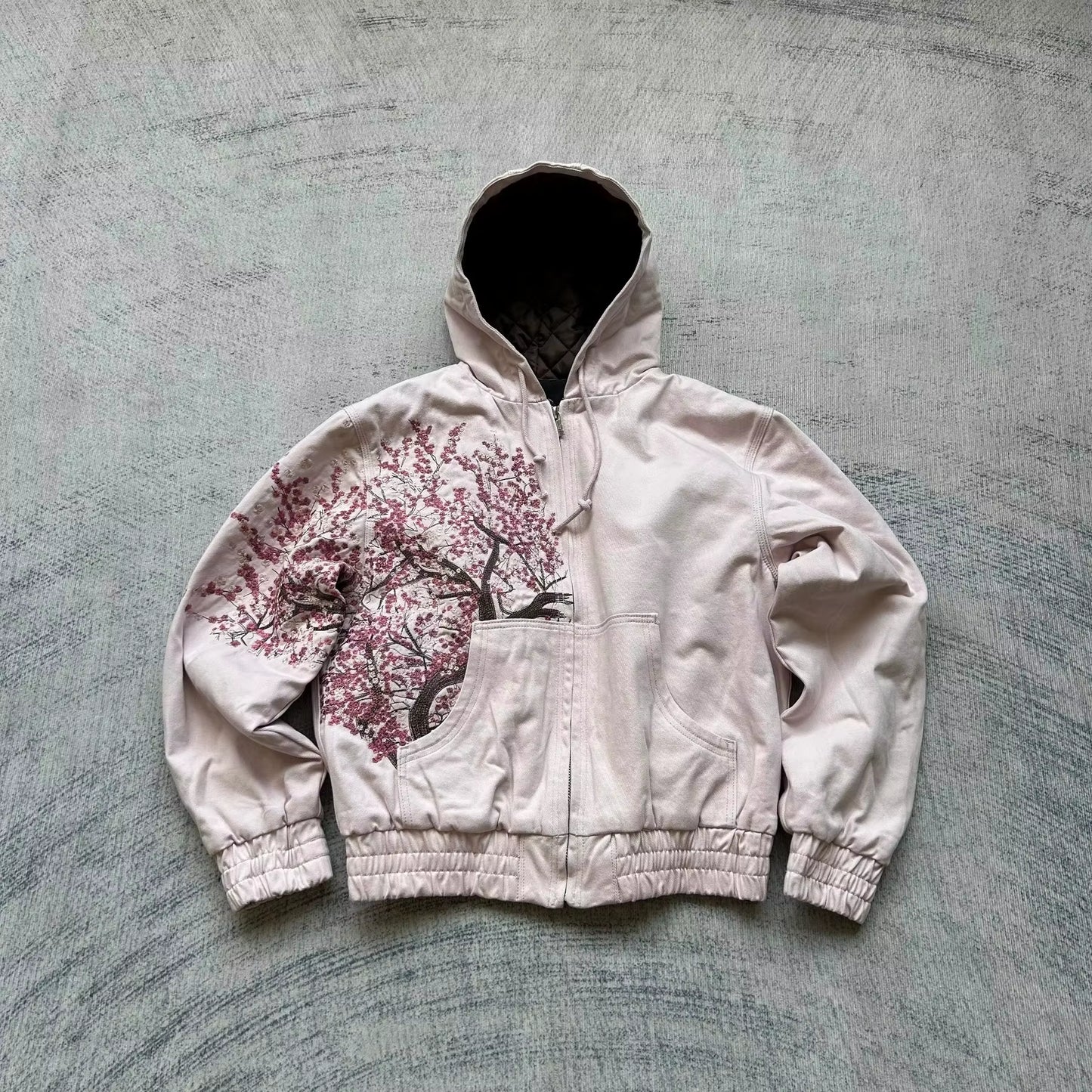 American Street Hip Hop Joker Fur Collar Zipper Hoodie Women Harajuku Y2K New Fashion Vintage Sweatshirt Unisex Punk Warm Hoodie