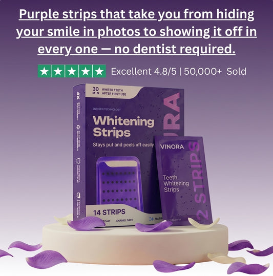 Vinora Purple Whitening Strips
